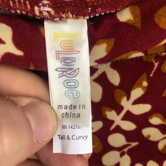 TC LuLaroe leggings - Picture 3 of 3